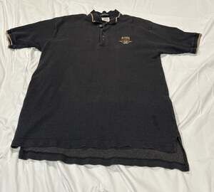 90’s Inner Harbor Top Threads Vintage Alaska Embroidered Black Polo